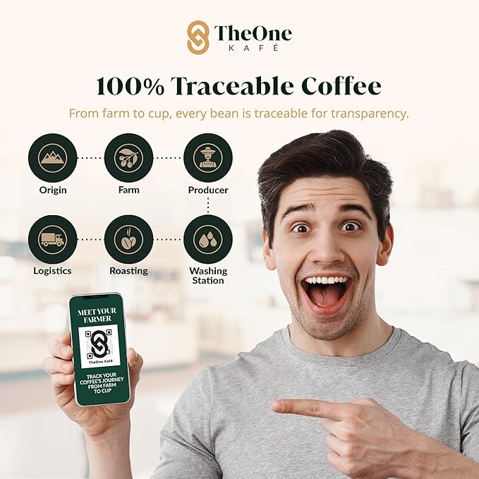 TheOne Kafé Guatemala Medium Roast Whole Bean Coffee ??Organic, Single Origin, Premium Specialty Coffee, Ethically Sourced, Smooth & Rich Flavor ??Fresh Roasted for Espresso, Drip, Pour Over ??12 oz