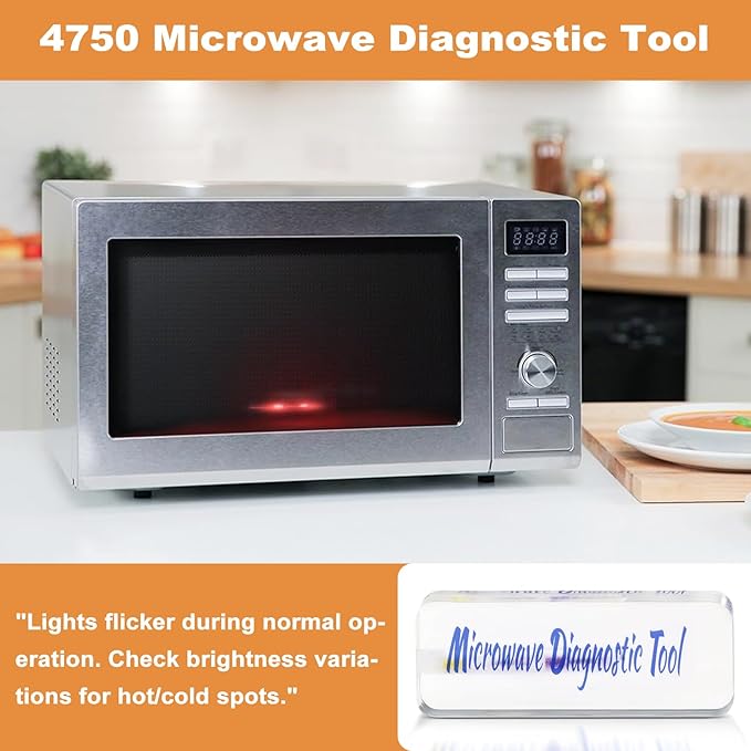 4750 Microwave Diagnostic Tool - Microwave oven safety tester for Home/Commercial Microwave Oven Inspection (Square)