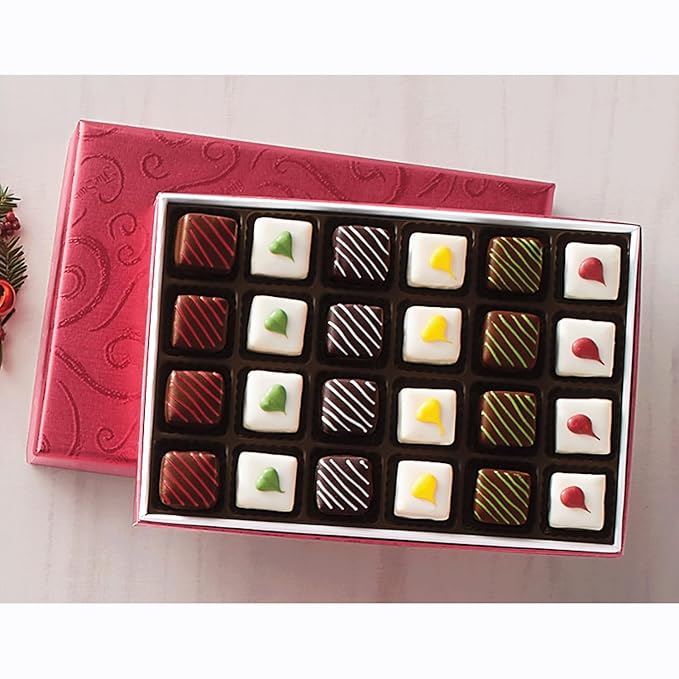 The Swiss Colony 43 Season Pleasers and Petits Fours Gift Bundle - Assorted Cheeses, Chocolates, Candies, and Summer Sausage Meats, Gourmet Chocolate and Swiss Creme Mini Layer Cakes