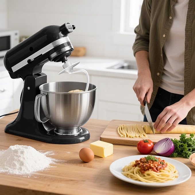 3-Piece Set Mixer Accessories for KitchenAid 4.5QT Tilt-Head Stand Mixers, Stainless Steel K45WW, Enameled K45DH & Enameled K45B, All Dishwasher Safe(Machine/Mixer Not Included)