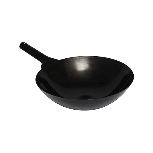 Thunder Group IRWK002 Taiwan Wok, 16" Dia., Heavy-Duty Iron