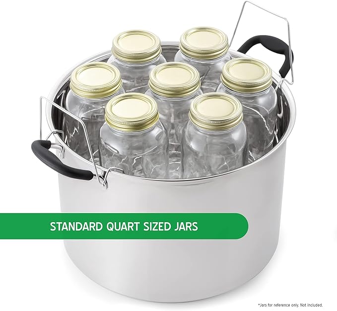 Prep?줟?줓ook by McSunley 21.5Qt Induction Stainless Steel Water Bath Canner