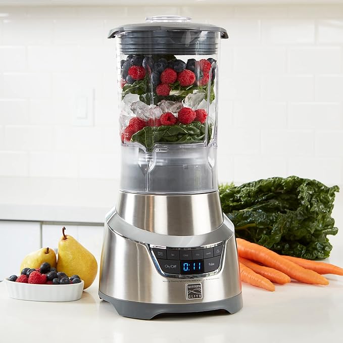 Kenmore Elite Countertop Blender ??Electric Mixer for Smoothies, Ice Crush & Pulse Function, Heavy Duty Pitcher, Kitchen Appliance, Dishwasher-Safe Jar