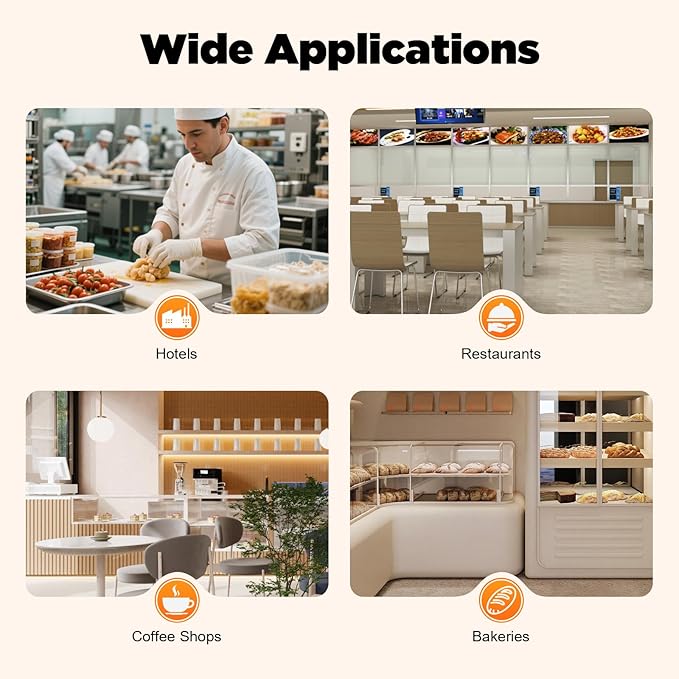 Heavy Duty Conveyor Toaster Oven Electric Bread Oven Industrial Toaster Commercial for Bun Bagel Bread Baked Food with 7 Speed and Front/Back Output Modes (300Slices/H)