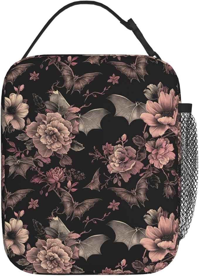 VANZEV Lunch Box for Adults Women Girls Boys Kids Goth Lunch Box Insulated Cooler Reusable Lunch Bag Container Gifts for Work Office Picnic Travel School