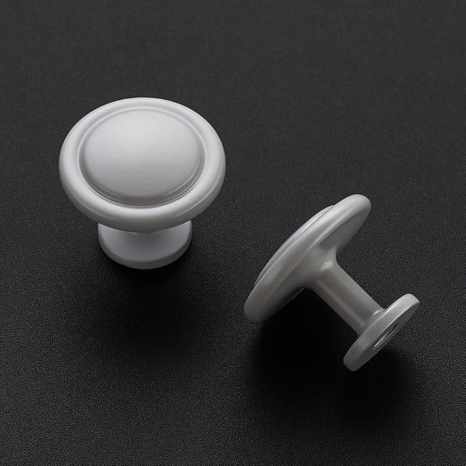 Ravinte 50 Pack 1-1/4 inch Kitchen Cabinet/Drawer/Dresser Knobs Grey Zinc Drawer Pulls/Handles