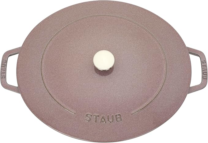 Staub Cast Iron 6.25-qt Shallow Oval Dutch Oven - Lilac