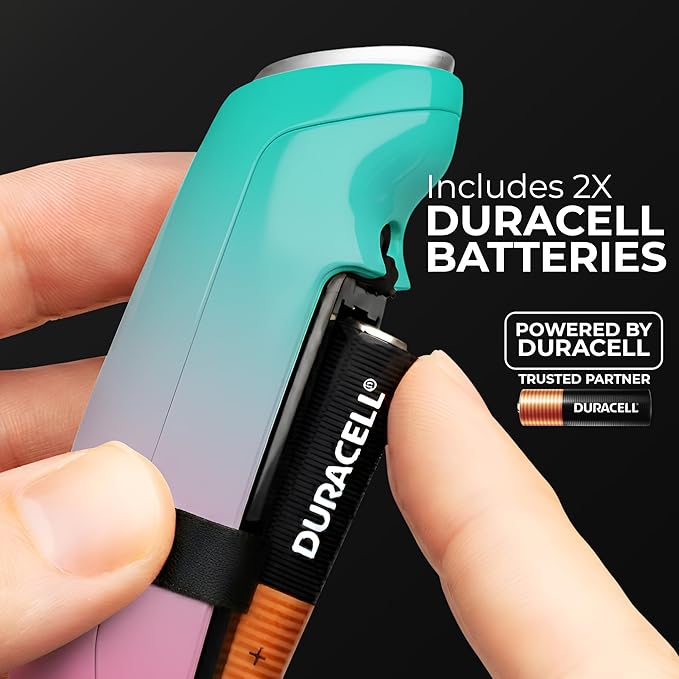 Zulay Kitchen Patented Tornado Triple Whisk Milk Frother with 4 Duracell Batteries ??Handheld Foam Maker for Coffee, Lattes, Matcha & Hot Chocolate ??Rich, Creamy Froth in Seconds