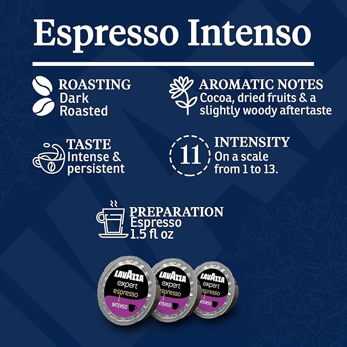 Lavazza Expert Coffee Pods Variety Pack ??72 Count (36 Each) ??Includes Aroma Più Espresso & Gusto Intenso Double Shot Capsules ??Keto-Friendly, Bold Italian Flavor ??Compatible with All Lavazza LB Machines