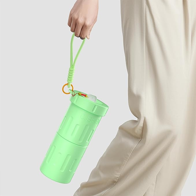 Portable Sunflower Seed Cup - Car Snack Organizer, spill resistant pistachios and nuts, easy to clean, two compartments, perfect for driving, traveling, watching movies, and giving gifts