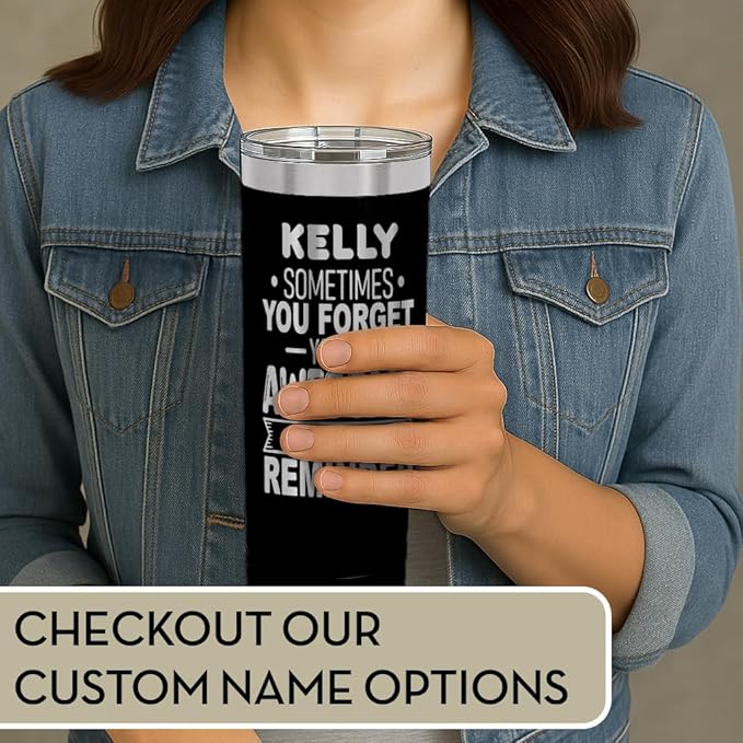 Spotted Dog Company Inspirational Tumbler, Inspirational Gifts for Men Dad Father Wife Sister Women, Birthday For Him Her, You?셱e Awesome Tumbler, Teacher Coworker Gifts 22oz Black