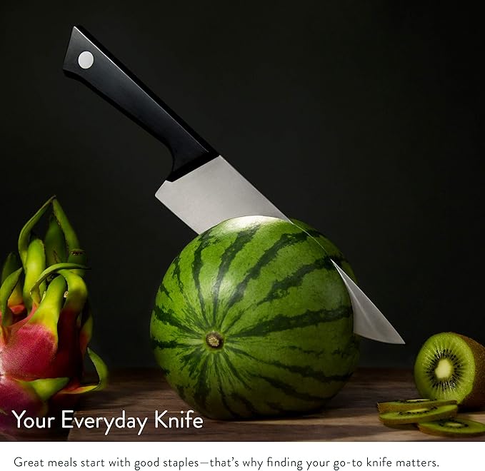 Greater Goods 8??Chef?셲 Knife ??German Steel (X50CrMoV15), Full-Tang, Everyday Kitchen Knife
