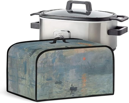 6-8 Quart Slow Cooker Cover Up for Van Gogh Painting 3d Print Decor Protect Slow Cooker Kitchen Decorative Appliance Covers
