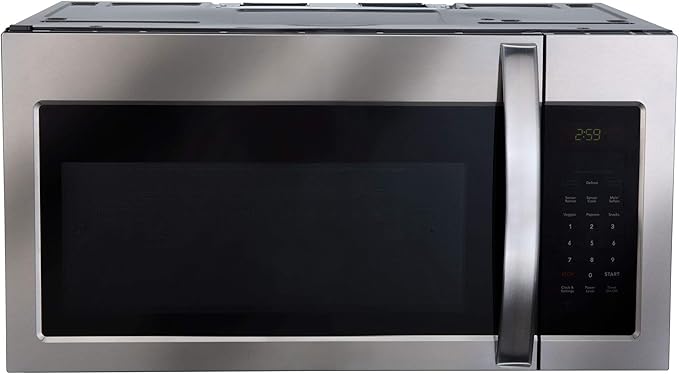RecPro RV Microwave Over The Range 30" Convection Oven | Stainless Steel | 120V AC | 900W | Camper Microwave | Direct Replacement for Greystone and High Pointe