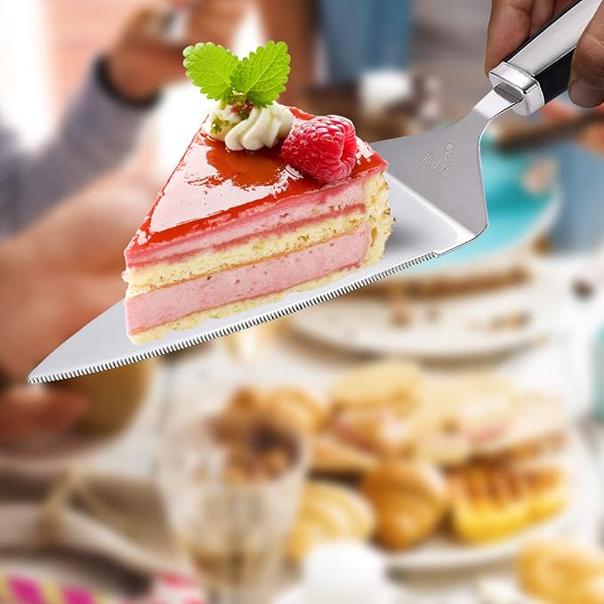Cake Cutting Set for Wedding Cake Knife and Server Set, Cake Cutter and Pie Spatula, Cake Server and Knife Set of 2