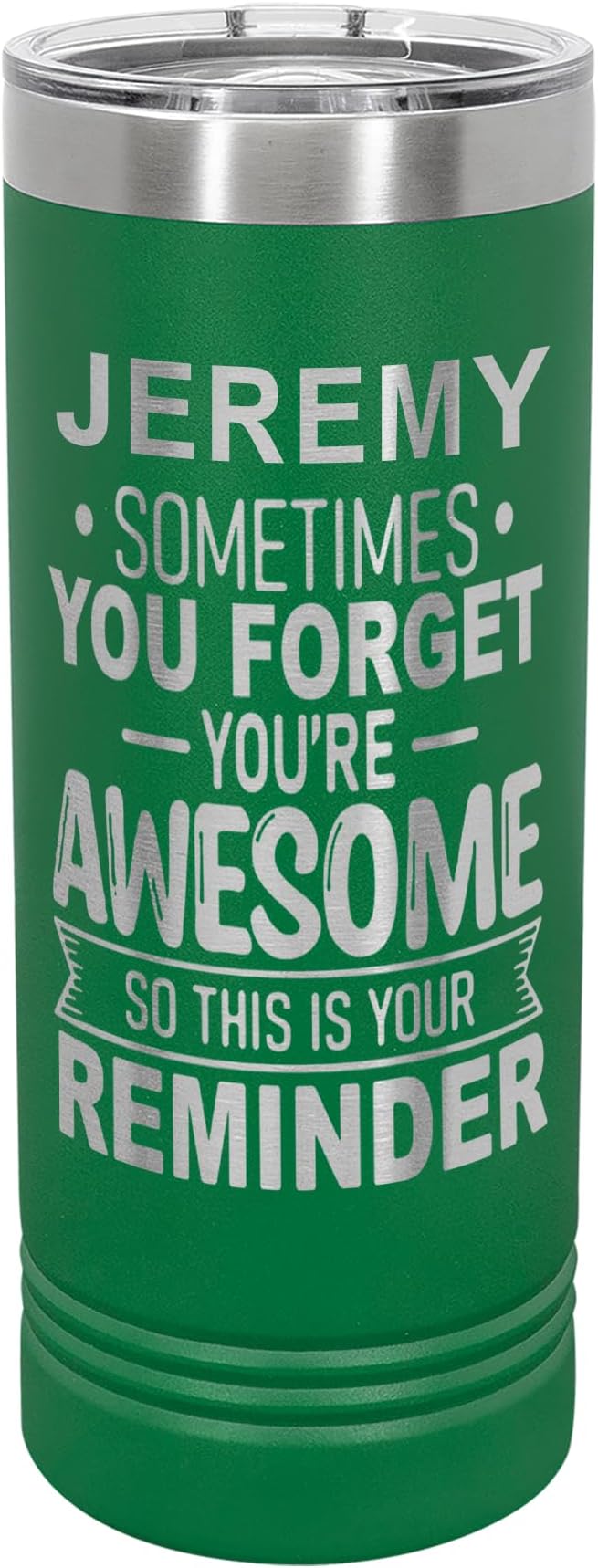 Personalized Inspirational Tumbler, Inspirational Gifts for Men Dad Father Wife Sister Women, Custom Birthday For Him Her, Customized You?셱e Awesome Tumbler, Teacher Coworker Gifts 22oz Green