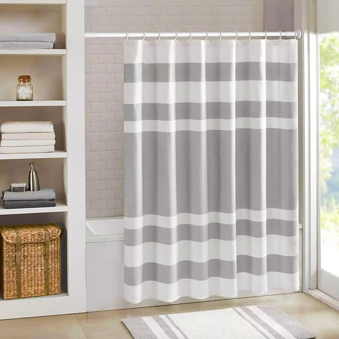 Umimile Tension Curtain Rod, 51-126 inches Adjustable Spring Shower Tension Curtain Rod, Stainless Steel Closet Rod for Windows or Shower, No Drilling, No Rust, Easy to Install, White