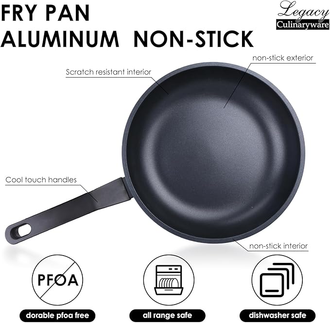 Nonstick Frying Pan Skillet,10 Inch Frying Pan Skillet,Egg pans,Omelette Pan,PFOA Free,Kitchen Pots Induction Pot