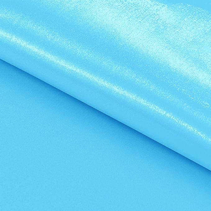 Yblut 10 Pack Satin Table Runner 12 x 108 Inch Long Blue Silk Table Runner for Wedding Party Banquet Birthday Decoration