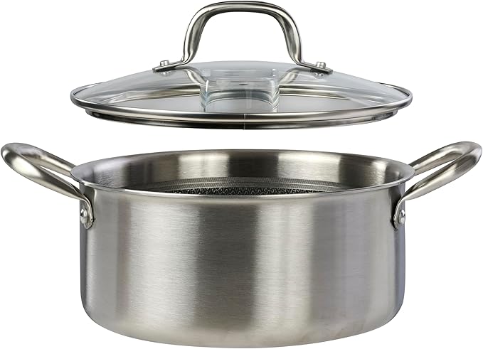 Servappetit 4QT Dutch Oven w/Top Hex Lining