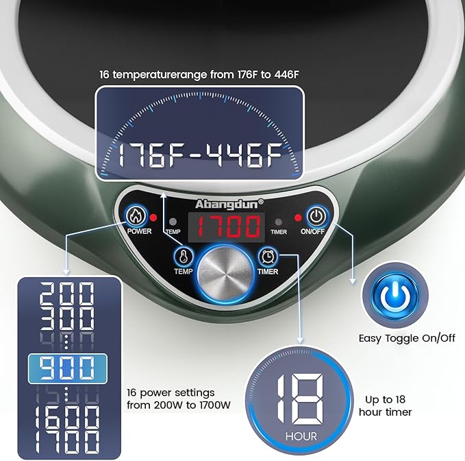 Induction Wok Cooktop竊?700W Electric Wok Portable Induction Single Burner Used For Home And Commercial