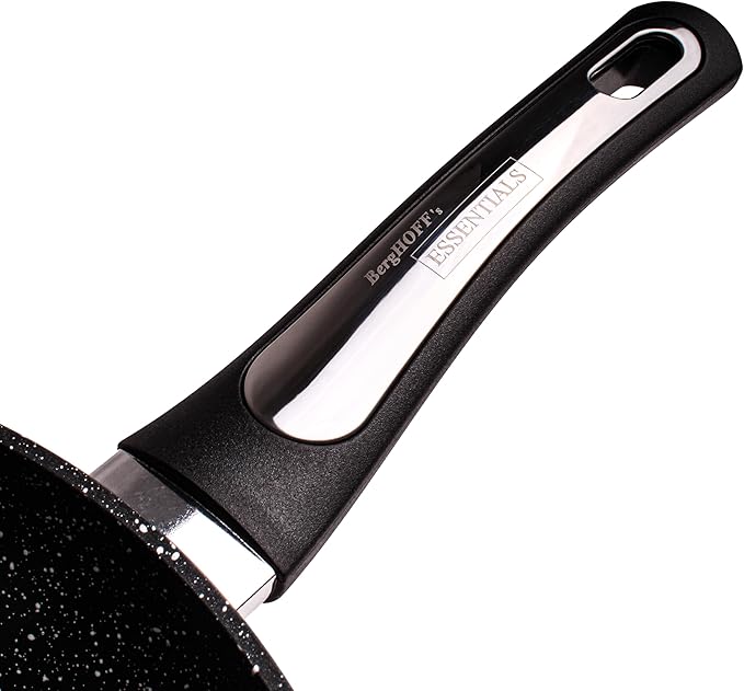 Berghoff Essentials 3Pc Non-stick Fry Pan Set, Ferno-Green, 100% Non-Toxic, Free of PFOA, Lead & Cadmium Coating, Induction Cooktop Ready, Stay-cool Handle, Even Heat