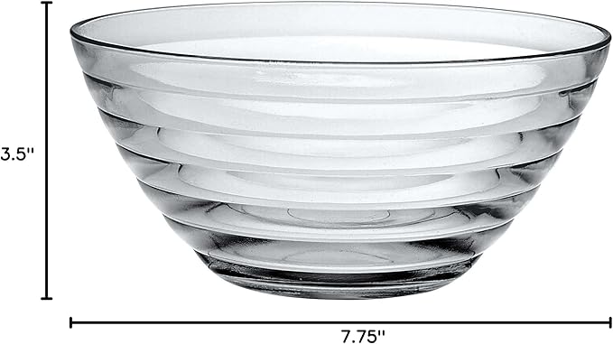 Bormioli Rocco Glass Viva Salad Bowl, 52-1/2-Ounce