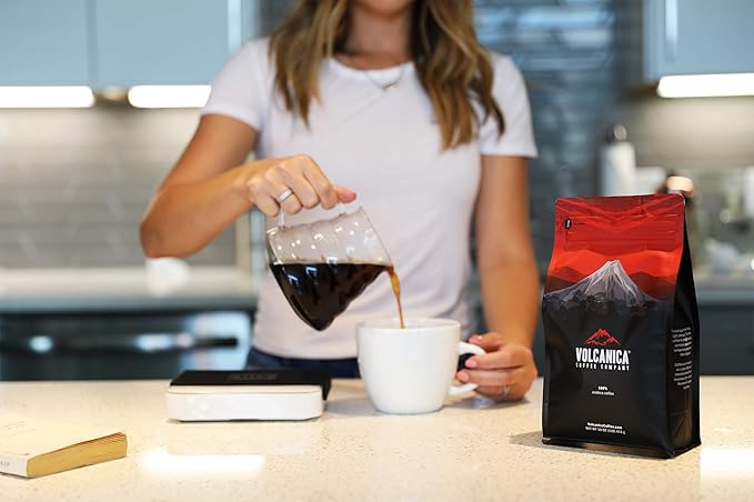Costa Rica Decaf Tarrazu Coffee, Whole Bean, Swiss Water Processed, Rainforest Certified, Fresh Roasted, Kosher, 16-ounce