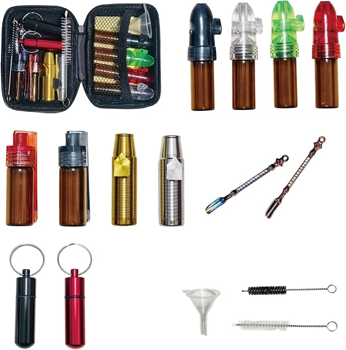 Portable Spice Dispenser, Leak-proof Metal Spice Jar, Mini Kitchen Spice Set, Sealed Storage Container for Spices during Travel and Outdoor Camping (10)