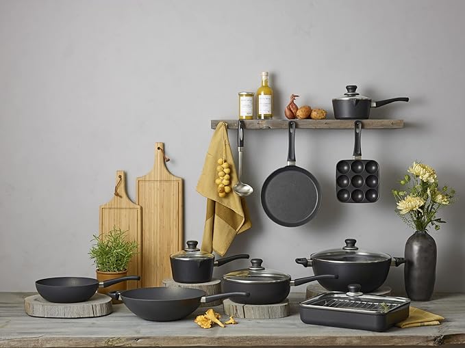 Scanpan Classic Induction 10 Piece Cookware Set ??Compatible with All Cooktops, Induction Ready, Metal Utensil Safe, Oven Safe to 500째F, Dishwasher Safe