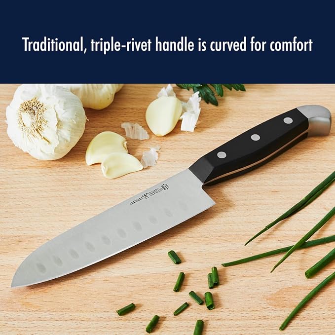 HENCKELS Statement Razor-Sharp 20-Piece White Handle Knife Set, Chef Knife, Bread Knife, German Engineered Knife Informed by over 100 Years of Mastery