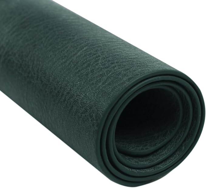 Faux Leather Eco-Friendly Table mats with Rounded Corners for Kitchen Set of 4,Oilproof&Stain Resistant Table Mats,Washable,Heat-Resistant,Non-Slip Wipeable for Dining Table Decor (Light-Navy)