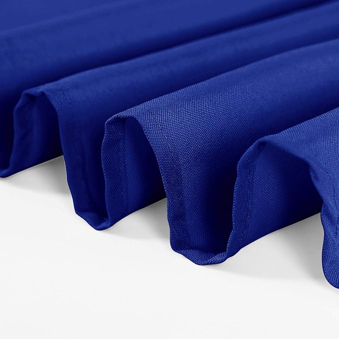 Cupuamon 60 inch Round Tablecloth Washable Polyester Table Cloth Decorative Table Cover for Wedding Party Dining Banquet（60 inch,Royal Blue）