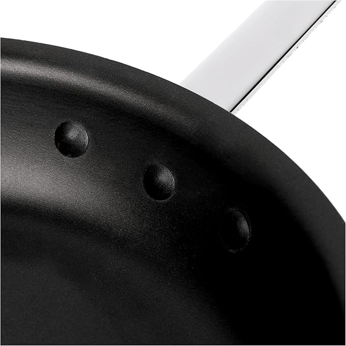 Vasconia Professional 12??Aluminum Fry Pan, Aluminum Skillet with NonStick & Fast-Cool Handle, NSF Certificate