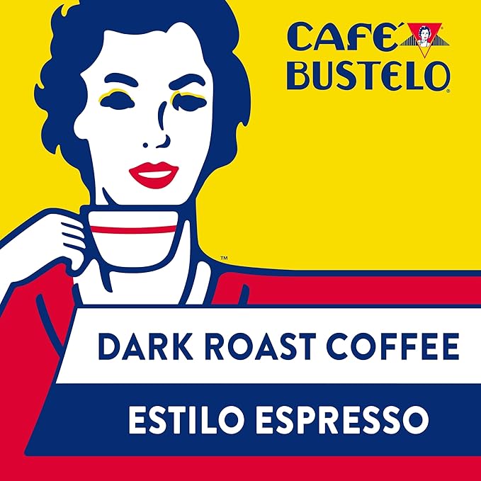 Caf챕 Bustelo Espresso Style Dark Roast Coffee, 96 Keurig K-Cup Pods