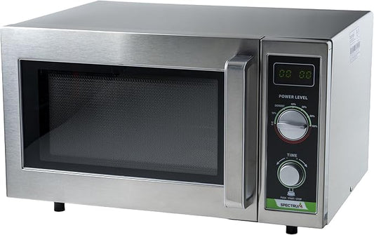 Winco Commercial-Grade Microwave with Dial, 1,000 W, .9 Cubic Feet