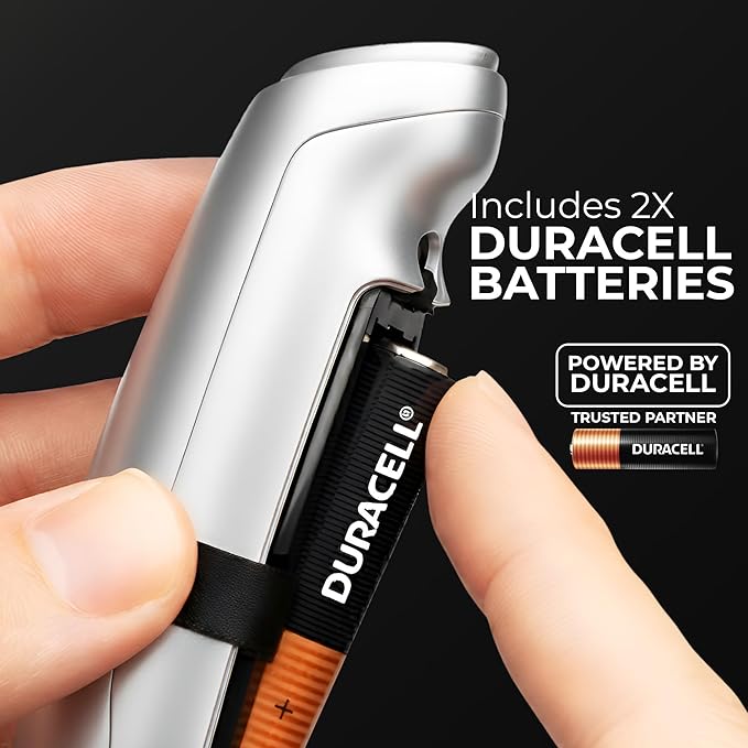Zulay Kitchen Patented Tornado Triple Whisk Milk Frother with 4 Duracell Batteries ??Handheld Foam Maker for Coffee, Lattes, Matcha & Hot Chocolate ??Rich, Creamy Froth in Seconds