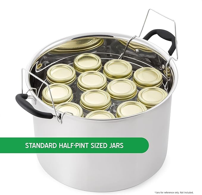 Prep?줟?줓ook by McSunley 21.5Qt Induction Stainless Steel Water Bath Canner