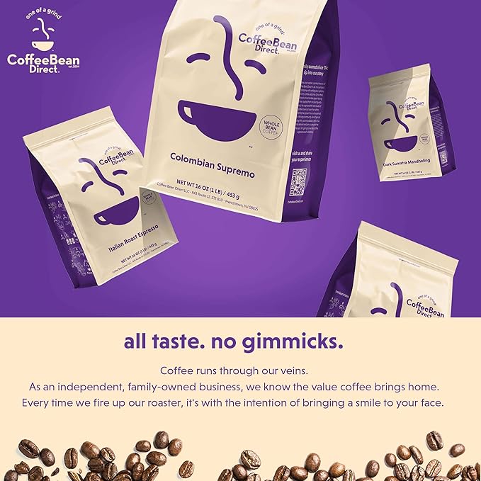 Coffee Bean Direct Penny Pincher's짰 Dark Roast Blend, Whole Bean Coffee, Dark Roast, 5 Pound Bag (Pack of 1)