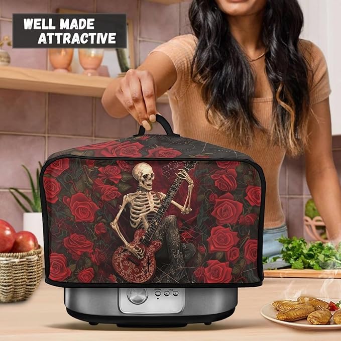 Halloween 7+ Quart Slow Cooker Water-Proof Cover Kitchen Accessories Portable Slow Cooker Cover Bag,Dustproof Water-Resistant protective Case