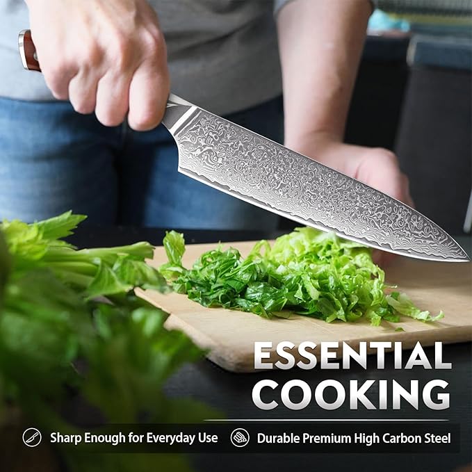 Purple Dragon Carbon Steel Slicing for Sourdough,Cake and Fruits,GiftBox,Annive Idea Gift