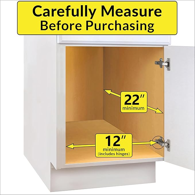 LYNK PROFESSIONAL짰 Pull Out Cabinet Organizer, 11" x 21" Slide Out Drawers for Kitchen Cabinets - Sliding Pull-Out Pantry Shelves ??Home Shelf Organizers - Lifetime Ltd. Warranty, Chrome