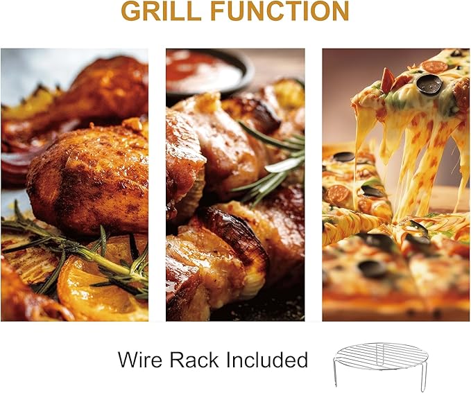 Emerson MWG1191SB 1.1 Cu. Ft. Microwave with Built-In Grill Function, 1100W Power, Stainless Steel, LED Timer Display, 11 Power Levels, 9 Preset Cooking Options, Removable Glass Turntable, Child Lock