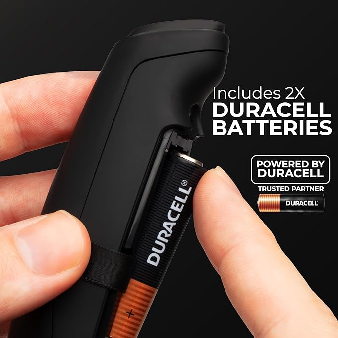 Zulay Kitchen Patented Tornado Triple Whisk Milk Frother with 4 Duracell Batteries ??Handheld Foam Maker for Coffee, Lattes, Matcha & Hot Chocolate ??Rich, Creamy Froth in Seconds