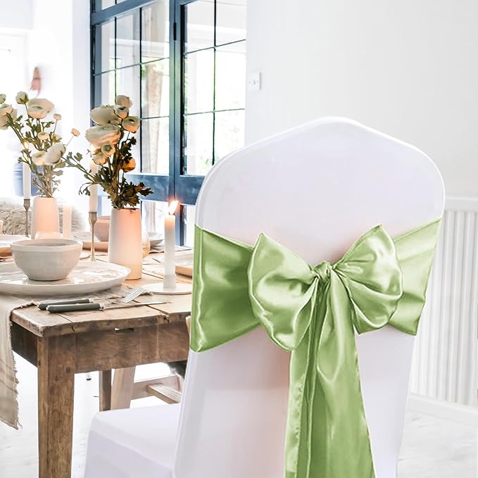 JEVIX 5 Pack Table Runner 12 X 108 Inch Silk Table Runner for Party,Wedding, Birthday, Banquets,Decoration