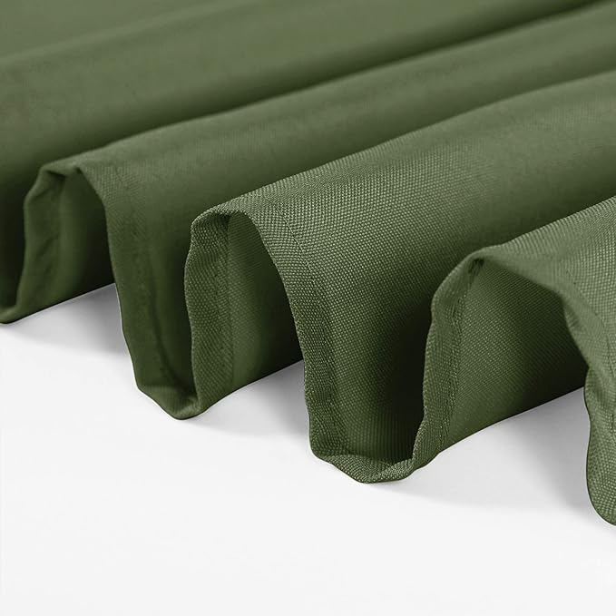 Cupuamon 108 inch Round Tablecloth Washable Polyester Table Cloth Decorative Table Cover for Wedding Party Dining Banquet（108 inch,Willow）