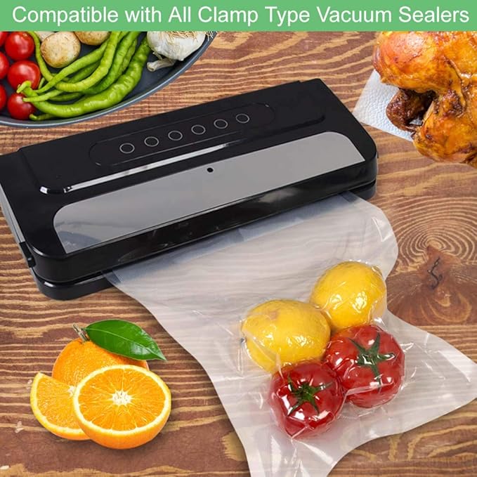 100 Gallon Size11x16Inch 4mil Food Vacuum Sealer Bags with Commercial Grade,BPA Free,Heavy Duty,Great for Food Vac Storage or Sous Vide Cooking