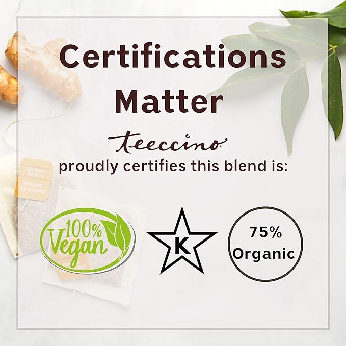 Teeccino Vanilla Nut Chicory Coffee Alternative - 11 Ounce - Ground Herbal Coffee That?™s Prebiotic, Caffeine Free & Acid Free, Medium Roast