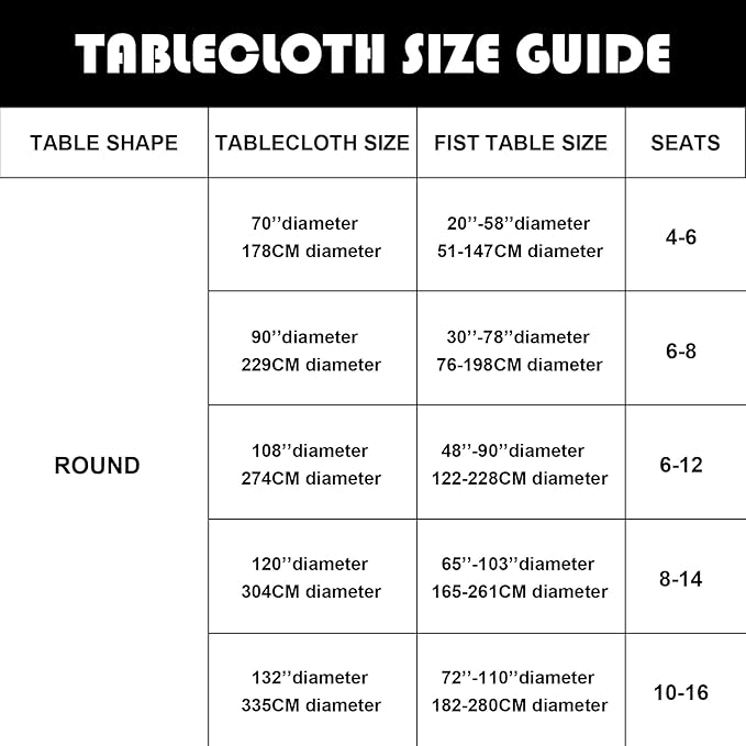 6 Pack Red Round Tablecloths 132 Inches Table Cloth Stain and Wrinkle Resistant Washable Polyester Table Cover Fabric for Party, Wedding,Dining,and Banquet Decoration
