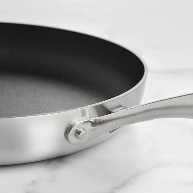Scanpan CX+ 12.5" Fry Pan - Stratanium Plus Nonstick - 5-ply Stainless Steel
